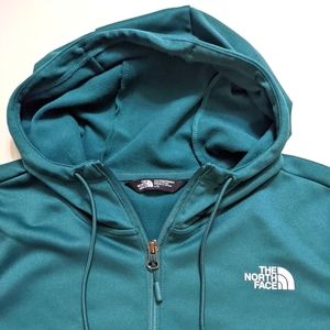 THE NORTH FACE, Women's 100 Full Zip, Cinder Jacket, Jasper Green, Size Large.